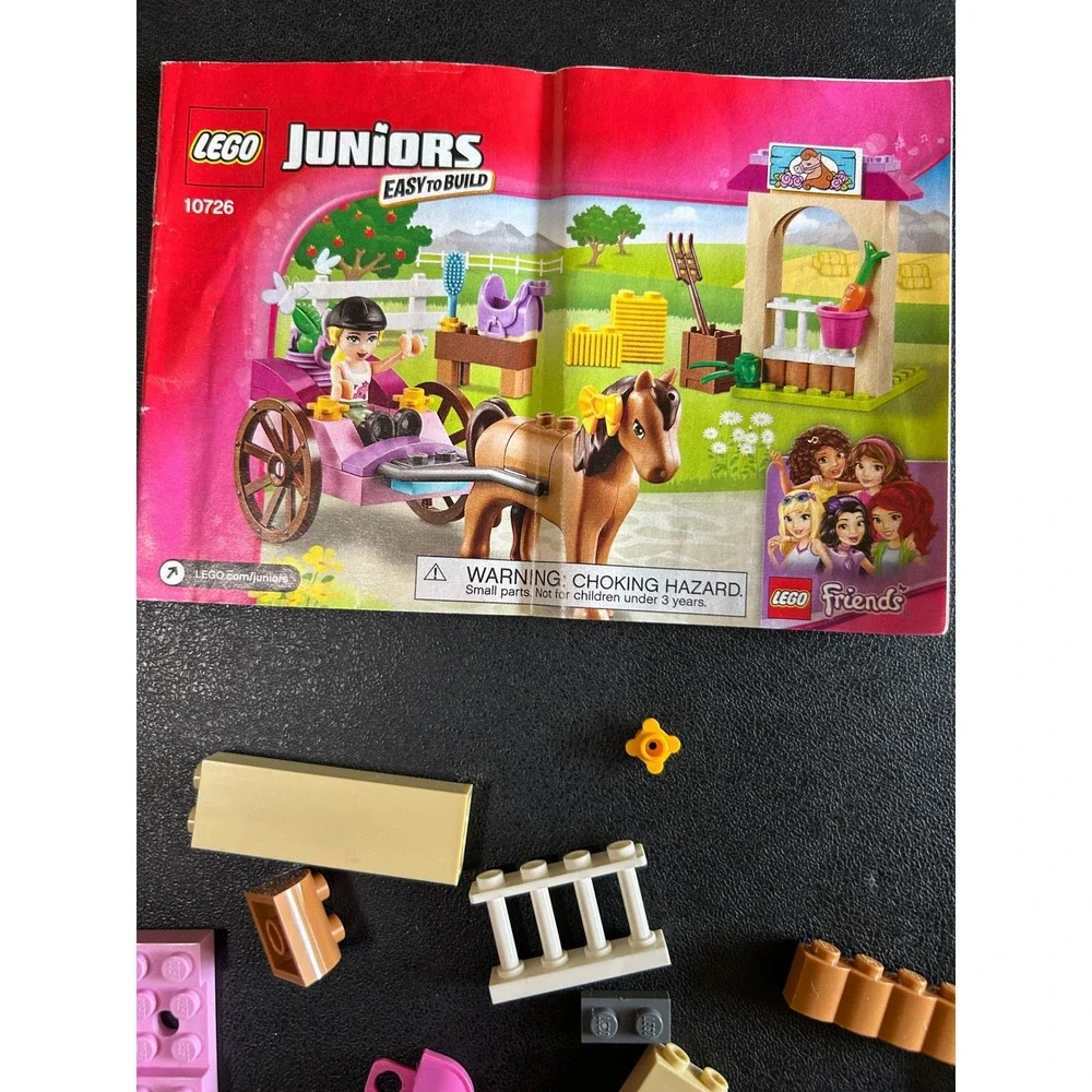 LEGO Juniors‎ Stephanie's Horse Carriage Friends Set INCOMPLETE